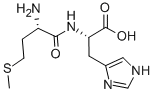 Structure of H-MET-HIS-OH