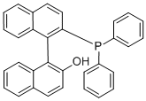 Structure of (S)-(-)-Diphenylphosphino-2"-hydroxy-1,1"-binaphthyl