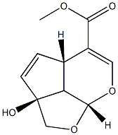 (2AS,4AS,7AS,7BS)-2A,4A,7A,7B-四氢-2A-羟基-2H-1,7-二氧杂环戊并[CD]茚-5-羧酸甲酯结构式