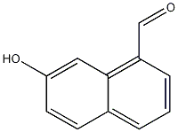 Structure of 7-Hydroxynaphthalene-1-carboxaldehyde
