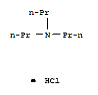 Structure of 1-Propanamine,N,N-dipropyl-, hydrochloride (1:1)