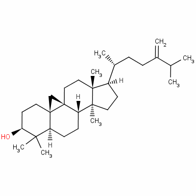 24-亚甲基环阿屯醇结构式