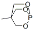 4-Methyl-1-phospha-2,6,7-trioxabicyclo[2.2.2]octane结构式