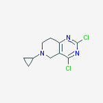 Structure of 2,4-dichloro-6-cyclopropyl-5,6,7,8-tetrahydropyrido[4,3-d]pyrimidine