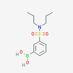 3-(DI-N-PROPYLSULFAMOYL)BENZENEBORONIC ACID结构式