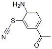 Structure of Thiocyanic acid, 5-acetyl-2-aminophenyl ester
