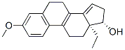 (13S-cis)-13-ethyl-7,11,12,13,16,17-hexahydro-3-methoxy-6H-cyclopenta[a]phenantren-17-ol结构式