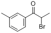 Structure of 2-bromo-3-methylpropiophenone