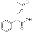 Structure of a-((Acetyloxy)methyl)benzeneaceticacid
