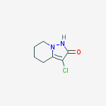 3-Chloro-4,5,6,7-tetrahydropyrazolo[1,5-a]pyridin-2-ol结构式