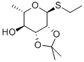 Structure of Ethyl 2,3-O-isopropylidene-1-thio-a-L-rhamnopyranoside