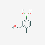 Structure of (2-METHYL-5-(4,4,5,5-TETRAMETHYL-1,3,2-DIOXABOROLAN-2-YL)PHENYL)METHANOL
