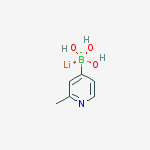 Structure of lithium trihydroxy(2-methylpyridin-4-yl)borate
