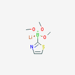 Lithium trimethoxy(thiazol-2-yl)borate结构式