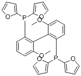 Structure of (R)-(+)-2,2-Bis(di-2-furanylphosphino)-6,6-dimethoxy-1,1-biphenyl,min.97%