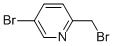 Structure of Pyridine,5-bromo-2-(bromomethyl)-