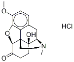 Structure of Oxycodone-N-methyl-d3 Hydrochloride