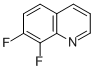 7,8-Difluoroquinoline结构式