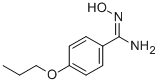 N-HYDROXY-4-PROPOXYBENZENECARBOXIMIDAMIDE结构式