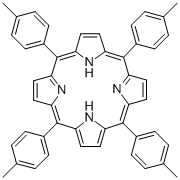 Structure of 5,10,15,20-TETRA-P-TOLYL-21H,23H-PORPHINE