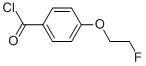 Structure of Benzoyl chloride,4-(2-fluoroethoxy)-