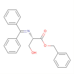 BENZYL N-(DIPHENYLMETHYLENE)-L-SERINATE结构式