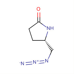 Structure of 2-Pyrrolidinone, 5-(azidomethyl)-, (5S)-