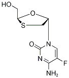 1,3-Oxathiolane,2(1H)-pyrimidinone deriv.结构式
