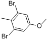 Structure of 2,6-DIBROMO-4-METHOXYTOLUENE, 98+%