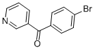 Structure of 4-bromophenyl 3-pyridyl ketone