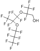1H,1H-2,5-双(三氟甲基)-3,6-二氧代全氟壬醇结构式
