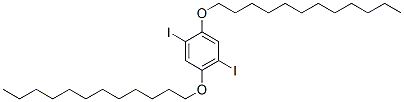 Structure of 1,4-DIIODO-2,5-BIS(DODECYLOXY)BENZENE