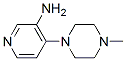 Structure of 4-(4-Methyl-1-piperazinyl)-3-pyridinamine