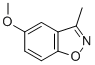 Structure of 5-METHOXY-3-METHYLBENZODISOXAZOLE