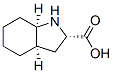 Structure of 1H-Indole-2-carboxylicacid, octahydro-, (2S,3aR,7aR)-