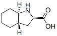 Structure of 1H-INDOLE-2-CARBOXYLIC ACID,OCTAHYDRO-,(2R,3AS,7AR)-