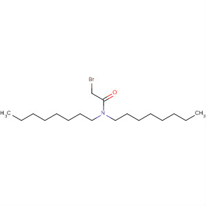 Structure of Acetamide, 2-bromo-N,N-dioctyl-