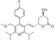 Structure of CERIVASTATIN SODIUM