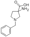 Structure of 3-AMINO-1-BENZYLPYRROLIDINE-3-CARBOXYLIC ACID