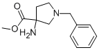 Structure of Methyl 3-amino-1-benzylpyrrolidine-3-Carboxylate