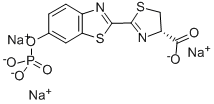 Structure of D-LUCIFERIN 6-O-PHOSPHATE TRISODIUM SALT