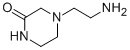 4-(2-AMINO-ETHYL)-PIPERAZIN-2-ONE结构式