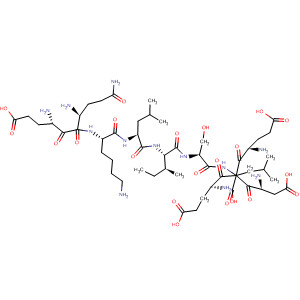Structure of L-Leucine,L-a-glutamyl-L-glutaminyl-L-lysyl-L-leucyl-L-isoleucyl-L-seryl-L-a-glutamyl-L-a-glutamyl-L-a-aspartyl-