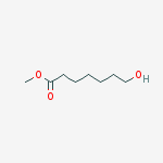 Structure of Heptanoic acid, 7-hydroxy-, methyl ester
