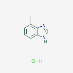 4-METHYLBENZIMIDAZOLEHYDROCHLORIDE结构式
