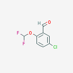 5-Chloro-2-(difluoromethoxy)benzaldehyde结构式