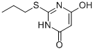 Structure of 6-HYDROXY-2-(PROPYLTHIO)-4(3H)-PYRIMIDINONE