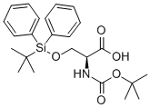 Structure of (S)-2-(TERT-BUTOXYCARBONYLAMINO)-3-(TERT-BUTYLDIPHENYLSILYLOXY)PROPANOIC ACID
