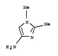 1H-IMIDAZOL-4-AMINE,1,2-DIMETHYL-结构式