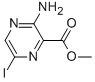 Structure of 3-AMINO-6-IODOPYRAZINE-2-CARBOXYLIC ACID METHYL ESTER